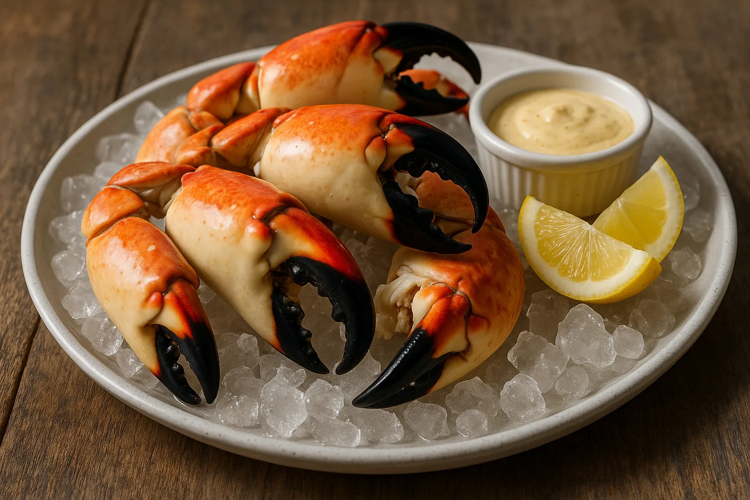 plate of Stone Crab on Marco Island