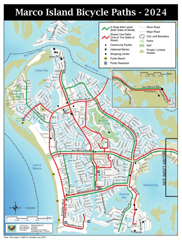 Best Marco Island Trails A Guide For Walking Biking And Paddling Marco Island Bike Path 
