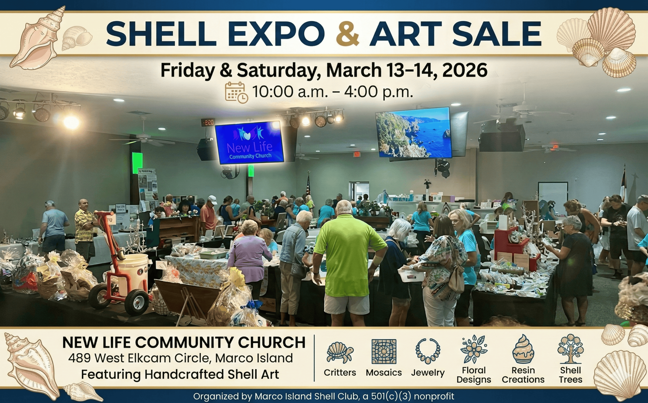 Annual Spring Expo and Shell Art Sale - The Marco Review